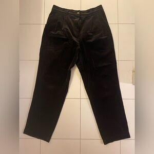 Women’s L Straight Leg Loose Fit Dark Brown Corduroy Pants